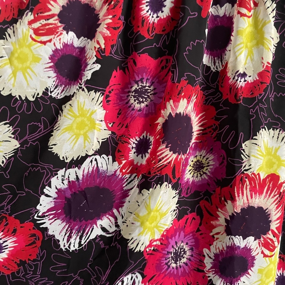 Lularoe Bright Floral Lola Skirt - Picture 2 of 9